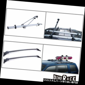 J[S [t LA 09-15z_pCbgubNA~[tbNNXo[+]ԒLA Fit 09-15 Honda Pilot Blk Aluminum Roof Rack Cross Bars+Bicycle Upright Carrier
