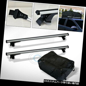 J[S [t LA 55 "Vo[EBhEt[[tbNNXo[Lbg+hJ[SobOC08 55" SILVER WINDOW FRAME ROOF RACK CROSS BAR KIT+WATERPROOF CARGO CARRIER BAG C08