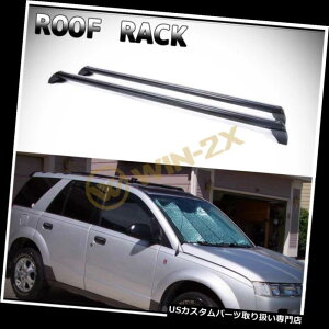 J[S [t LA BlkA~OEX^C[tbNNXo[J[SLAtBbg02-07T^[[2s[X Blk Aluminum OE Style Roof Rack Cross Bar Cargo Carrier Fit 02-07 Saturn Vue 2pc