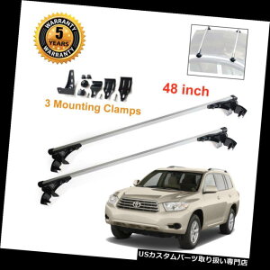 J[S [t LA g^nC_[2008-2011N̂߂̐VԂ̉̏\o[̉ݕו̃LA̒I New Car Roof Cross Bar Cargo Luggag Carrier Rack For Toyota Highlander 2008-2011