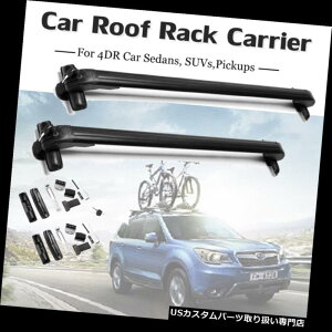 J[S [t LA Ԃ̉ו]ԃbNjo[TݕJbNLAuPbggbvNXo[ Car Roof Luggage Bike Rack Universal Cargo Kayak Carrier Bracket Top Cross Bars