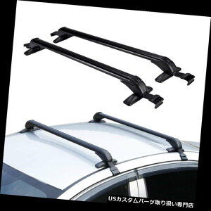 カーゴ ルーフ キャリア 39 "-41"アルミカートップ荷物ルーフラッククロスバーカーゴキャリアユニバーサルフィット 39"-41" Aluminum Car Top Luggage Roof Rack Cross Bar Cargo Carrier Universal Fit