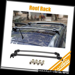 J[S [t LA 2011-2016W[vRpX̂߂̍A~jE[tbNNXo[̉וLA Black Aluminum Roof Rack Cross Bar Luggage Carrier For 2011-2016 Jeep Compass