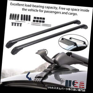 J[S [t LA A~J[gbvו[tbNNXo[J[SLAt[ Aluminum Car Top Luggage Roof Rack Adjust Cross Bar Cargo Carrier Frame US