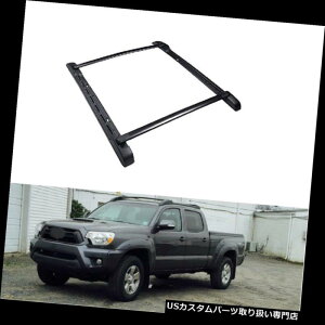 J[S [t LA 09-18g^^R}DOUBLE CABpubNA~[tbNNXo[V Black Aluminum Alloy Roof Rack Cross Bars For 09-18 Toyota Tacoma DOUBLE CAB New