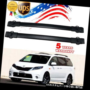 J[S [t LA g^VGi2011-2017N̂߂̃A~jEԂ̉̏̏\_ו̉ݕI Aluminum Car Roof Top Cross Bar Luggage Cargo Rack for Toyota Sienna 2011-2017