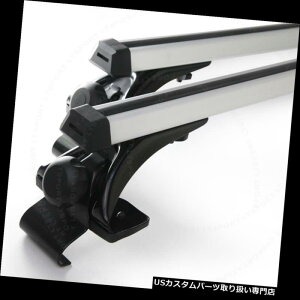 J[S [t LA tH[hz_GMCA~[tbNZ_N[ygbvAWX^uNXo[ɃtBbg Fit FORD HONDA GMC Aluminum Roof Rack Sedan Coupe Top Adjustable Cross Bars
