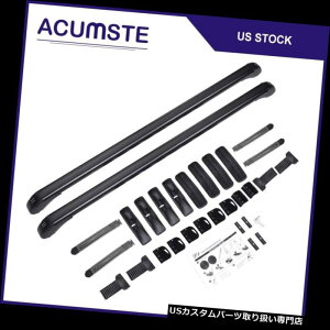 J[S [t LA 2x 41 "Ԃ̉̏̏\_ו̉ݕĨLAABSA~jEՓI 2x 41" Car Roof Top Cross Bar Luggage Cargo Rack Carrier ABS Aluminum Universal