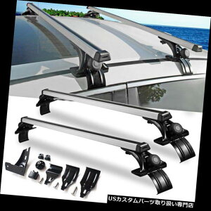 カーゴ ルーフ キャリア ユニバーサル48 "カートップルーフクロスバー荷物貨物キャリアラック、3種類のクランプ付 Universal 48" Car Top Roof Cross Bar Luggage Cargo Carrier Rack w/ 3 Kinds Clamp
