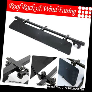 カーゴ ルーフ キャリア アウディルーフトップラック48インチスクエアクロスバーラゲッジキャリア+ウィンドフェアリング Fit Audi Rooftop Rack 48" Square Cross Bars Luggage Carrier +Wind Fairing