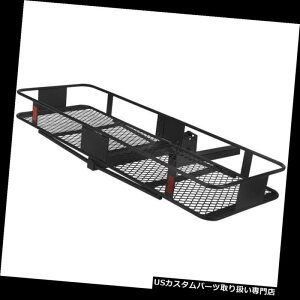 J[S [t LA 500|h܂肽ݎԂ̉ݕLAoXPbgוqb`nE[V[o[ 500lbs Foldable Car Cargo Carrier Basket Luggage Hitch Hauler Receiver
