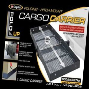 J[S [t LA CargoLocqb`}Eg60 "x 19.5"ݕLAA܂肽ݎ - 500|h CargoLoc Hitch Mount 60" x 19.5" Cargo Carrier, Fold-Up - 500 lbs