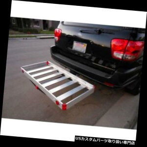 J[S [t LA A~jEqb`̎M@ɂĎtݕ^D̃g[[SUVԂ̔w Aluminum Hitch Receiver Mounted Cargo Carrier Trailer SUV Car Back Automotive