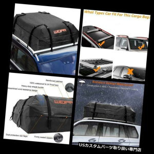 J[S [t LA ȎԂ̎̏̉ו̎[܂̖hSUV̉ݕ^D Heavy Duty Car Auto Roof Top Luggage Storage Bag Waterproof SUV Cargo Carrier