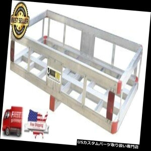 J[S [t LA ݕLAg[[qb`}EgA~oXPbgbNו̂߂̐V Cargo Carrier Trailer Hitch Mount Aluminum Basket Rack Luggage for Vehicles New