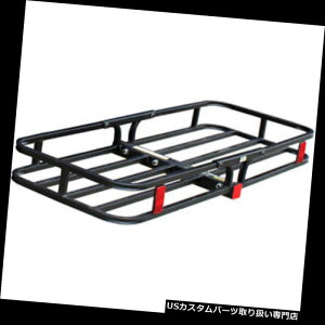 J[S [t LA ^ݕLAAqb`}Egו[bNoXPbgATVgbN Compact Cargo Carrier Rear Hitch Mount Luggage Storage Rack Basket Car ATV Truck