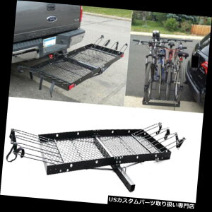 J[S [t LA oCN̉ݕ^D̒I500|hSUVgbNqb`ڑwr[f[eBX`[ Bike Cargo Carrier Rack 500 Lbs SUV Trucks Tow Hitch Connection Heavy Duty Steel