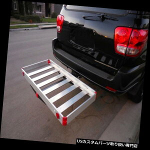 J[S [t LA qb`}EgRpNgA~ݕ^48 "x 21" 500|heʐV Hitch Mount Compact Aluminum Cargo Carrier Vehicle 48"x21" 500-lb Capacity NEW
