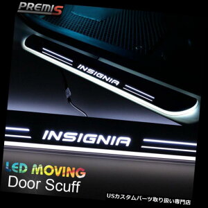LEDXebvCg Buick̋L14-15̂߂LED̃hA̓ŷ菝̗ȖʂȈړCg LED Door Sill scuff induction Colorful moving light For Buick insignia 14-15