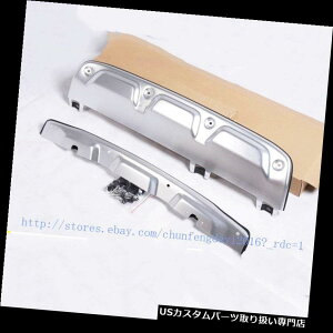 Aop[ veN^[ z_CRVpCR-V 2012 2013 2014tgAvB Aop[XLbhveN^[K[h2{ for Honda CRV CR-V 2012 2013 2014 Front  Rear Bumper Skid Protector Guard 2pcs