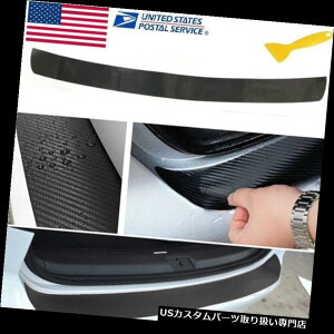 Aop[ veN^[ 4DubNJ[{t@Co[bNI[gAgNe[bv̓A`XNb`XebJ[ی삵܂ 4D Black Carbon Fiber Look Auto Rear Trunk Tail Lip Protect An