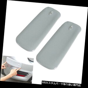 Aop[ veN^[ 2xO[tgAop[o[pbhveN^[+ER[i[Jo[K[h 2x Gray Front Rear Bumper Rubber Pad Protector Left+Right Corner Cover Guards