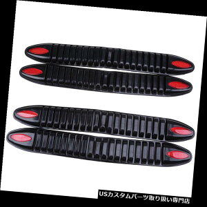 Aop[ veN^[ ubNbhJ[tgAop[veN^[R[i[K[hXNb`XebJ[pbhABS Black Red Car Front Rear Bumper Protector Corner Guard Scratch Sticker Pad ABS
