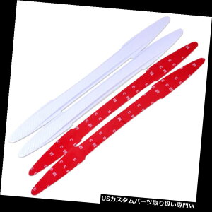 Aop[ veN^[ 2XzCgtgAop[GbWveN^[R[i[K[hA`rOXNb`XebJ[ 2X White Front Rear Bumper Edge Protector Corner Guard Anti-rub Scratch St