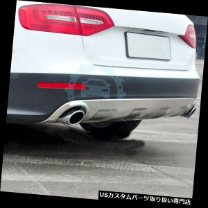 Aop[ veN^[ Audi A4AR 2013pXeXAop[XLbhveN^[K[hv[gg Stainless Rear Bumper Skid Protector Guard Plate Trim For Audi A4AR 2013