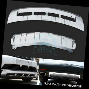 Aop[ veN^[ tgAv LfbNXT 5pAop[XLbhveN^[K[hv[gO Front  Rear Bumper Skid Protector Guard Plate Exterior For Cadillac XT5