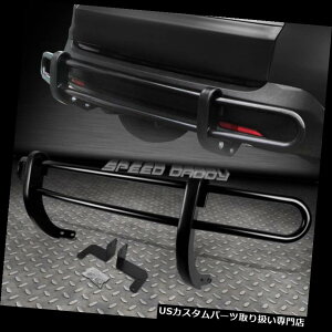 Aop[ veN^[ 08-15̂߂ɓY[OSUVubNR[eBO_uo[Aop[veN^[K[h FOR 08-15 NISSAN ROGUE SUV BLACK COATED DOUBLE BAR REAR BUMPER PROTECTOR GUARD