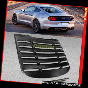EBhE[o[ 2015-2017NtH[h}X^OEBhE[o[[VOĝ߂̌㕔KX㕔hKX Back Glass Rear Windshield For 2015-2017 Ford Mustang Window Louver Racing Trim