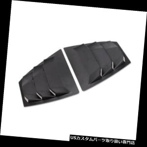 ウィンドウルーバー Mazda3 AXELA 4DリアクォーターパネルウィンドウサイドルーバーベントABSブラック Fit for Mazda3 AXELA 4D Rear Quarter Panel Window Side Louvers Vent ABS Black