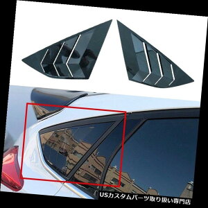 EBhE[o[ tH[htH[JXST RS MK3nb`obN2PCVCj[ubNEBhETCh[o[xgptBbg Fit for Ford Focus ST RS MK3 Hatchback 2PC Shiny Black Window Side Louvers Vent