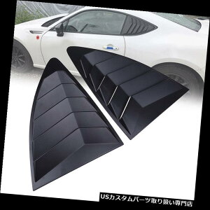 EBhE[o[ g^86XoBRẐ߂̍̉Ȇ[o[XN[vJo[}bgubN Left Right Side Window Louver Scoop Cover Matte Black for Toyota 86 Subaru BRZ