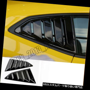 EBhE[o[ V{[J}2016-2018p2XubNTChEBhENH[^[XN[v[o[Jo[ 2X Black Side Window Quarter Scoop Louver Covers For Chevrolet Camaro 2016-2018