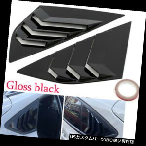 EBhE[o[ tH[htH[JXST RS MK3nb`obNp2PCOXubNEBhETCh[o[xg 2PC Gloss black Window Side Louvers Vent For Ford Focus ST RS MK3 Hatchback