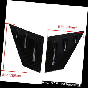 EBhE[o[ 15-18XoWRX /CvbTZ_12-16pNH[^[EBhEtg[o[Jo[pl Quarter Window Front Louver Cover Panel For 15-18 Subaru WRX/Impreza Sedan 12-16
