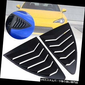 EBhE[o[ g^86XoBRẐ߂̃}bg̍㕔NH[^[pl̃TChEBhẼ[o[̏o Matte Black Rear Quarter Panel Side Window Louver Vent For Toyota 86 Subaru BRZ