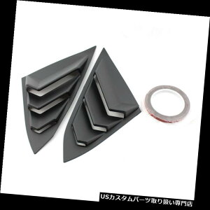 EBhE[o[ z_VrbN2016-2018pZbgTChNI[^[EBhE[o[Jo[XN[v}bgubN Set Side Quarter Window Louver Cover Scoop Matte Black for Honda Civic 2016-2018