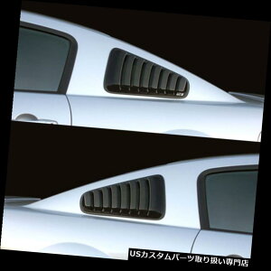 EBhE[o[ 05-09}X^OV6 GT GTSX[NANNH[^[EBhE[o[XN[vyAGT4812S 05-09 Mustang V6 GT GTS Smoke Acrylic Quarter Window Louvers Scoops Pair GT4812S