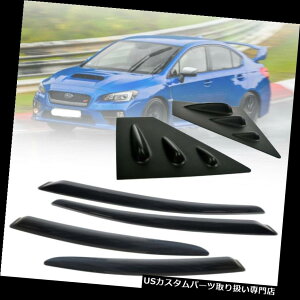 EBhE[o[ SUBARU WRX STI}bgubNEBhE[o[xg+EBhEoCU[CVF[h FOR SUBARU WRX STI MATTE BLACK WINDOW LOUVER VENT + WINDOW VISOR RAIN SHADE