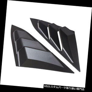 EBhE[o[ 2{̃}bgԂ̌㕔̓z_VrbN̂߂̑HHу[o[Jo[uCh 2pcs Matte Car Rear Window Blinds Side Tuyere Louver Cover for Honda Civic
