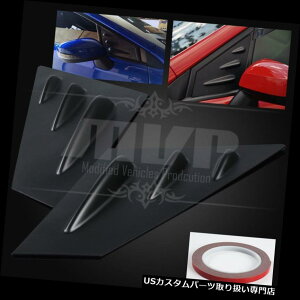 EBhE[o[ 15-17XoWRX / STIZ_JDM VABubNTChEBhE[o[xgXN[vJo[ For 15-17 Subaru WRX/STI Sedan JDM VAB Black Side Window Louver Vent Scoop Cover