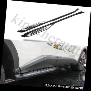 TChXebv 2PCSjO{[hTChXebvNerfo[veN^[C-HR CHR CH-R 2017 2018ɓK 2Pcs running board side step Nerf bar protector fits for C-HR CHR CH-R 2017 2018
