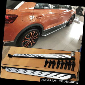サイドステップ ランニングボードサイドステップNerfバーフィットVWフォルクスワーゲンT-ROC TROC 2018 2019 Running Board Side Step Nerf Bar Fit for VW Volkswagen T-ROC TROC 2018 2019