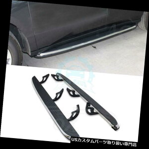 �T�C�h�X�e�b�v Acura MDX 2014-2017�p�A���~�����j���O�{�[�h�T�C�h�X�e�b�v�i�[�t�o�[�t�B�b�g Aluminium Running Board Side Step Nerf Bar Fit for Acura MDX 2014-2017 �y���s�A���i�z