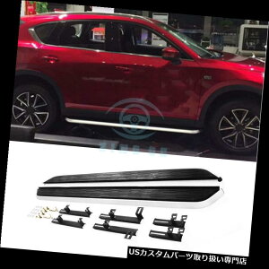 TChXebv }c_CX-5 CX5 2017-18̂߂̃A~jEʃXebvANerf_ւ Aluminum Side Step Running Board Nerf Bar Replacement For Mazda CX-5 CX5 2017-18