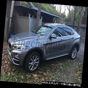 TChXebv OEM OElBMW X6 F16 2015-2018A~jO{[hTChXebvi[to[ɃtBbg fit OEM OE style BMW X6 F16 2015-2018 aluminium running board side step Nerf bar
