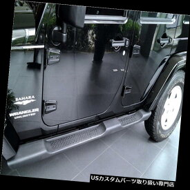 サイドステップ ジープラングラーJK 07+ 4ドアブラックNerfバー用サイドステップランニングボード Side Step Running Board For Jeep Wrangler JK 07+ 4 door black Nerf Bar